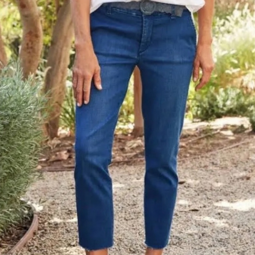 Frank & Eileen Wicklow Italian Chino in 1977 Denim Wash size 10 - Picture 2 of 11